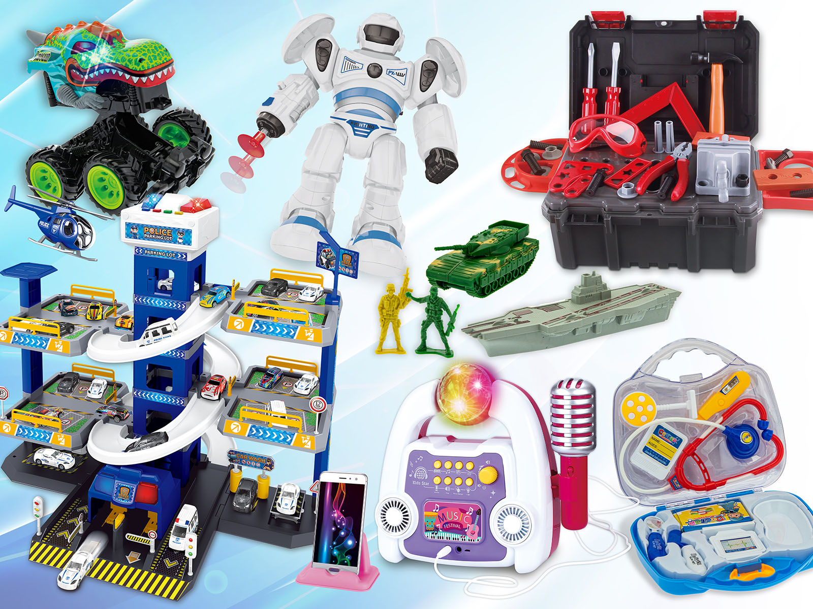 Set 16 Figure Animali Della Foresta E Safari In Plastica - Giocattoli Educativi Per Bambini